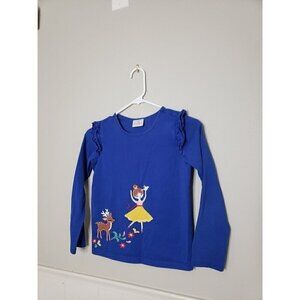 HANNA ANDERSSON Blue Dancer Top